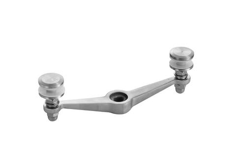 Stainless steel balcony glass holder